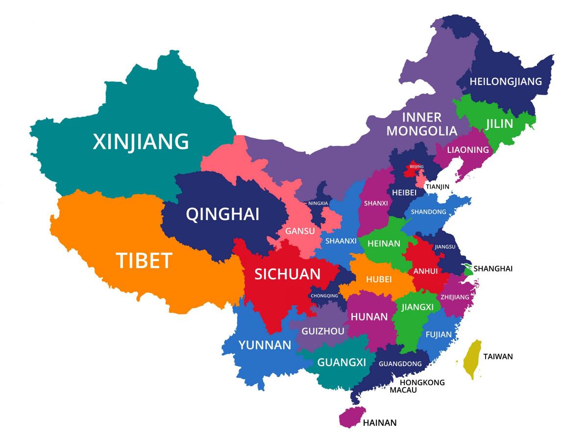 Carte de l'État chinois